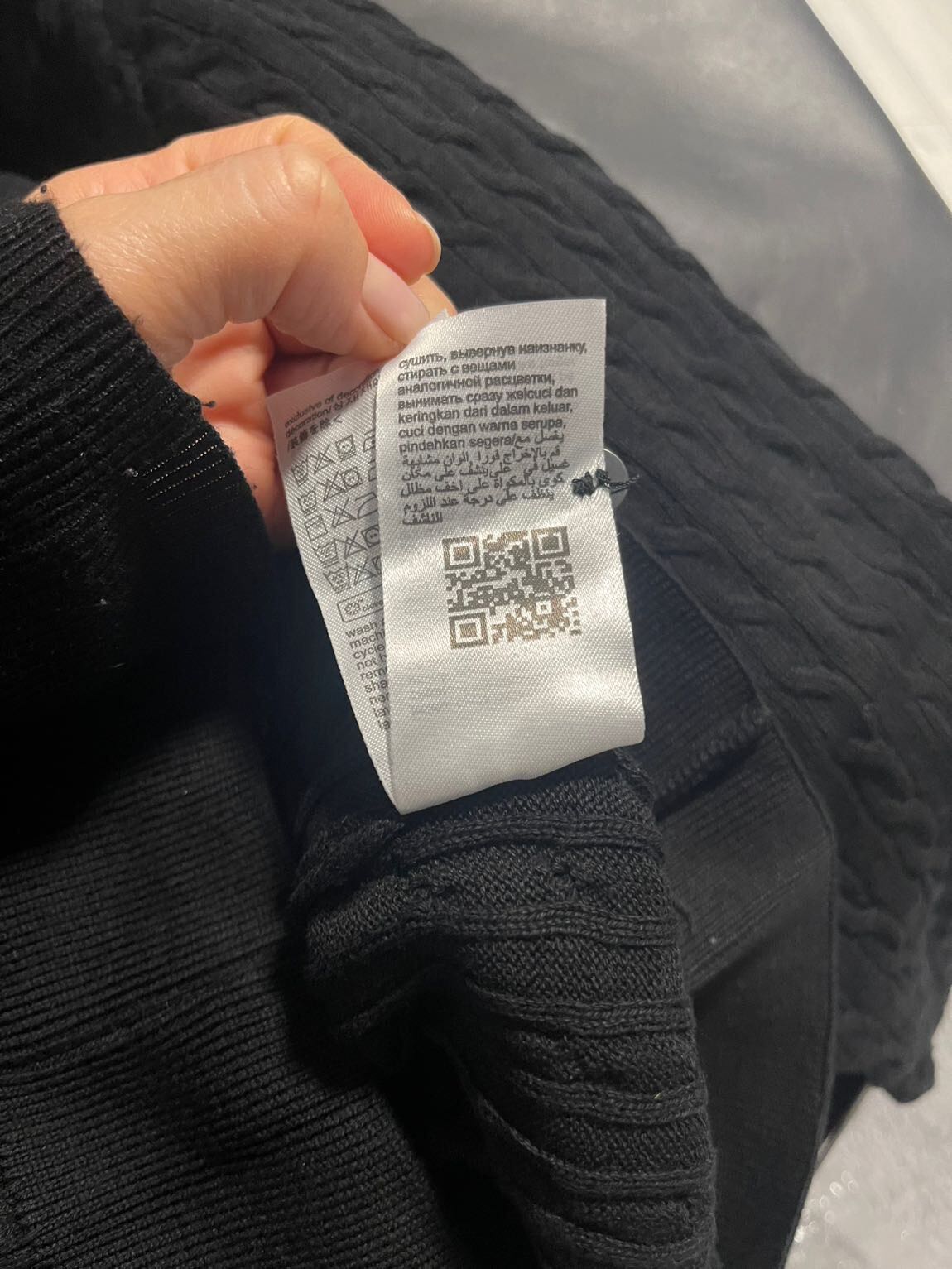 Tommy Hilfiger Siyah Hırka — görsel 4/5