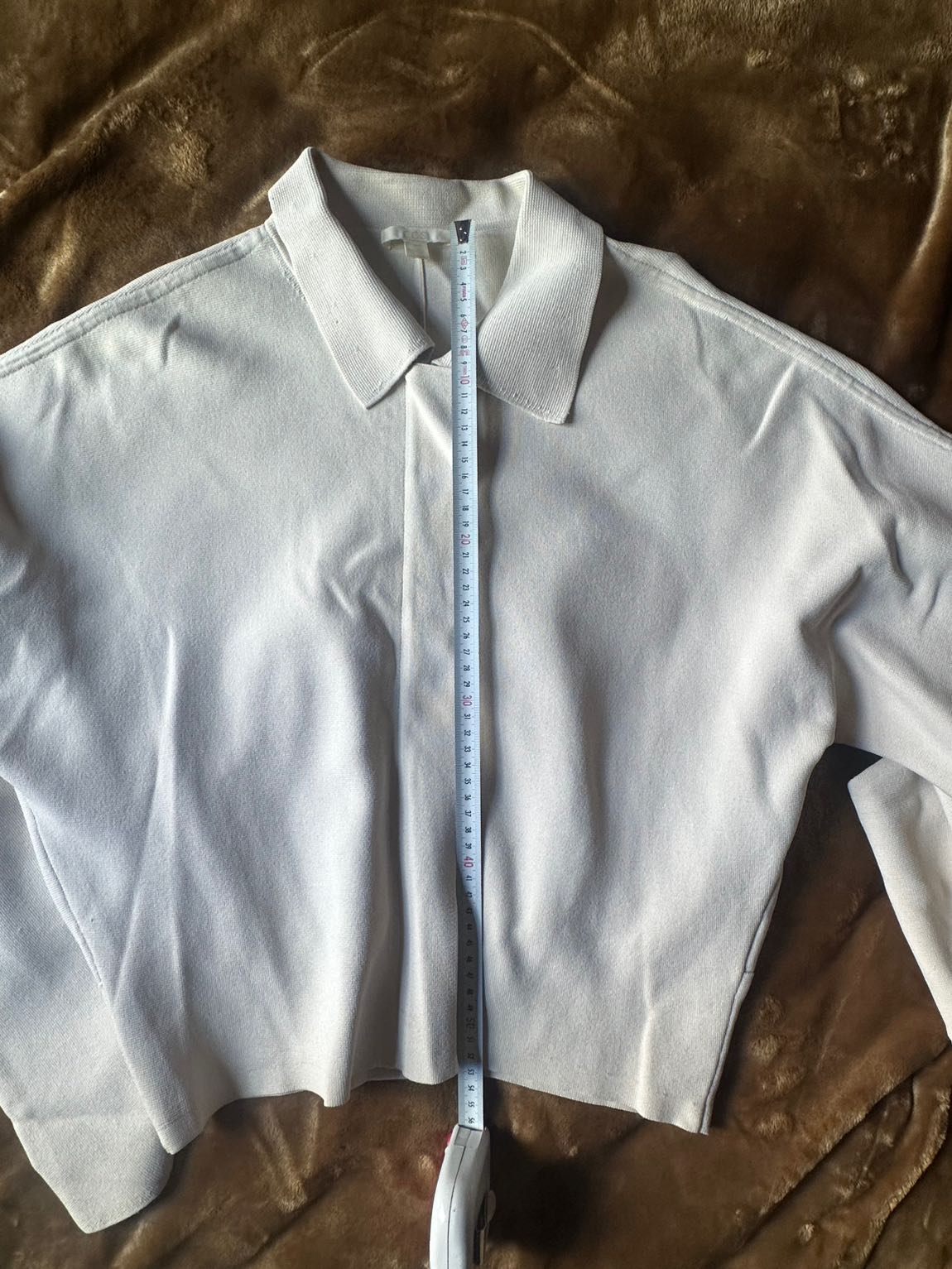 Krem Fermuarlı TRİKO HIRKA CEKET COS — görsel 8/8