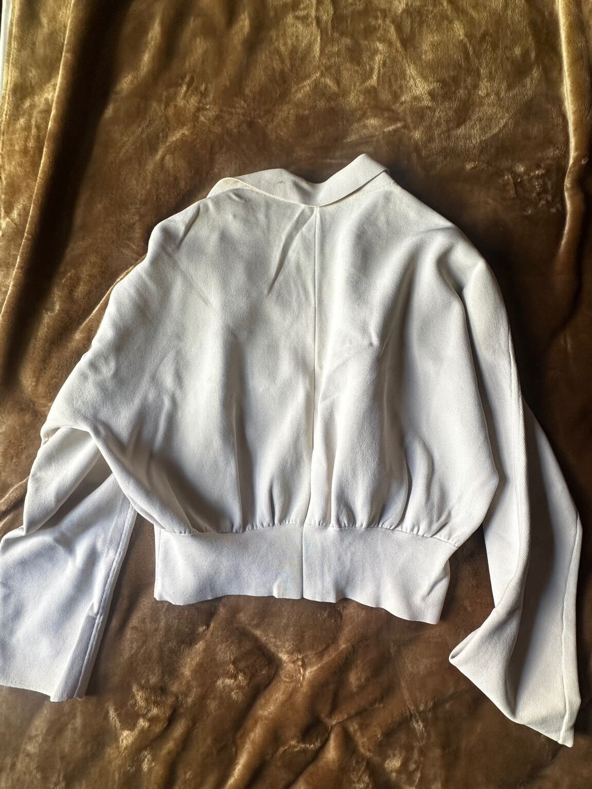 Krem Fermuarlı TRİKO HIRKA CEKET COS — görsel 6/8