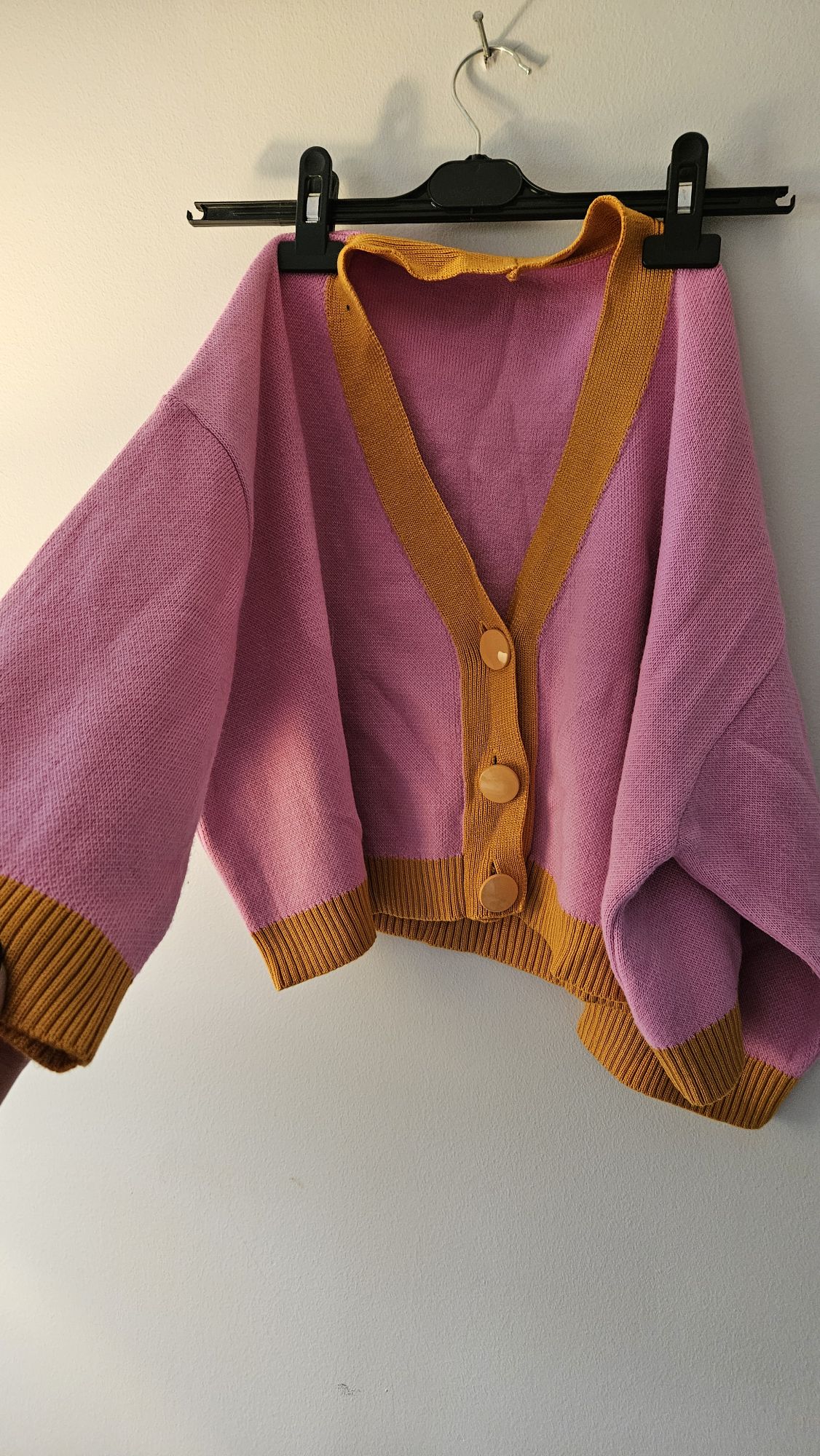 Pembe oversize Hırka — görsel 7/7