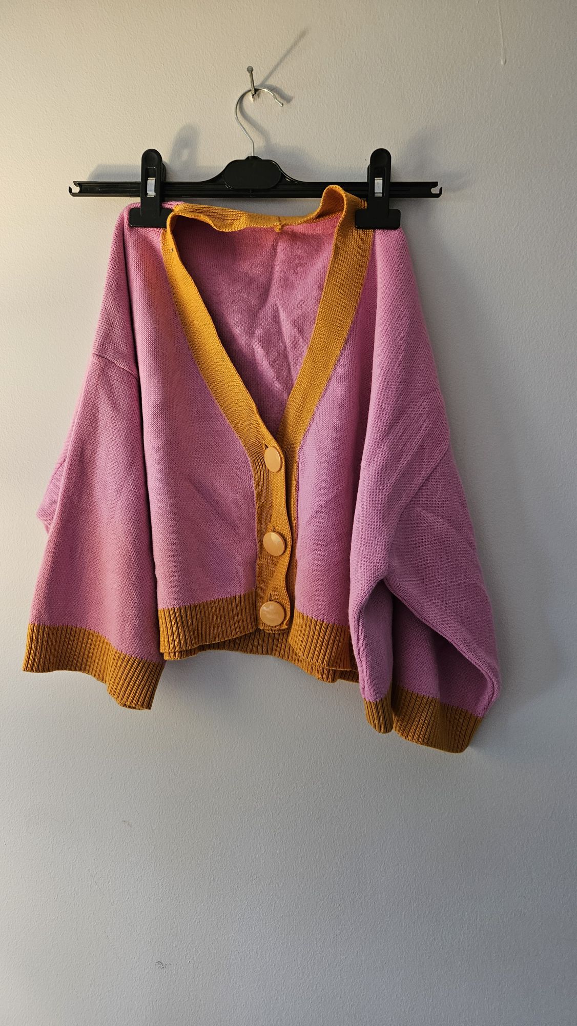 Pembe oversize Hırka — görsel 2/7