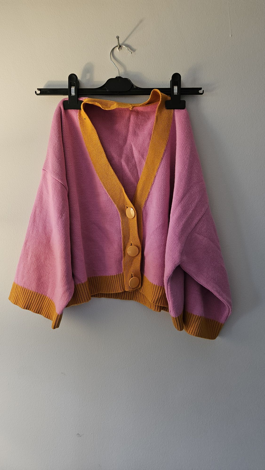 Pembe oversize Hırka — görsel 4/7