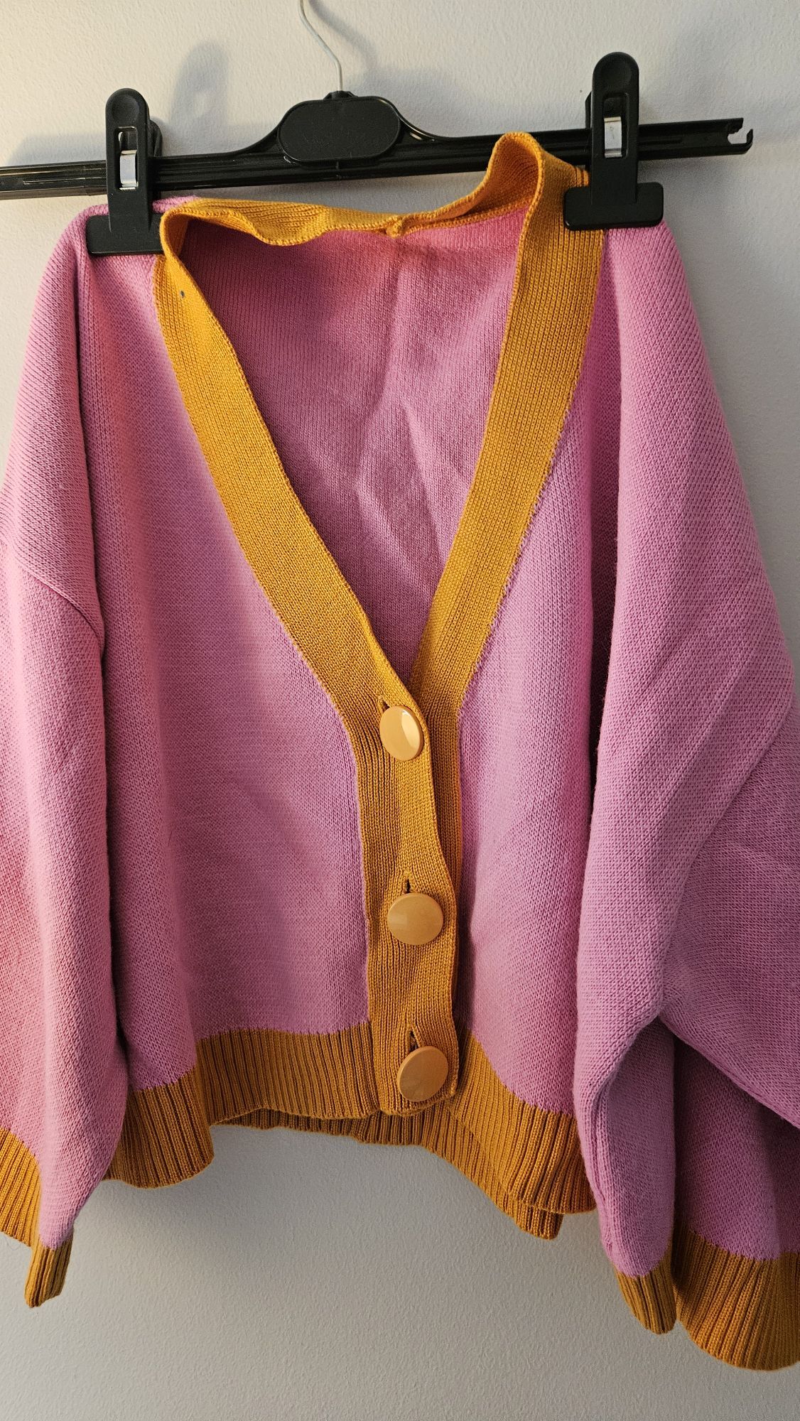 Pembe oversize Hırka — görsel 5/7
