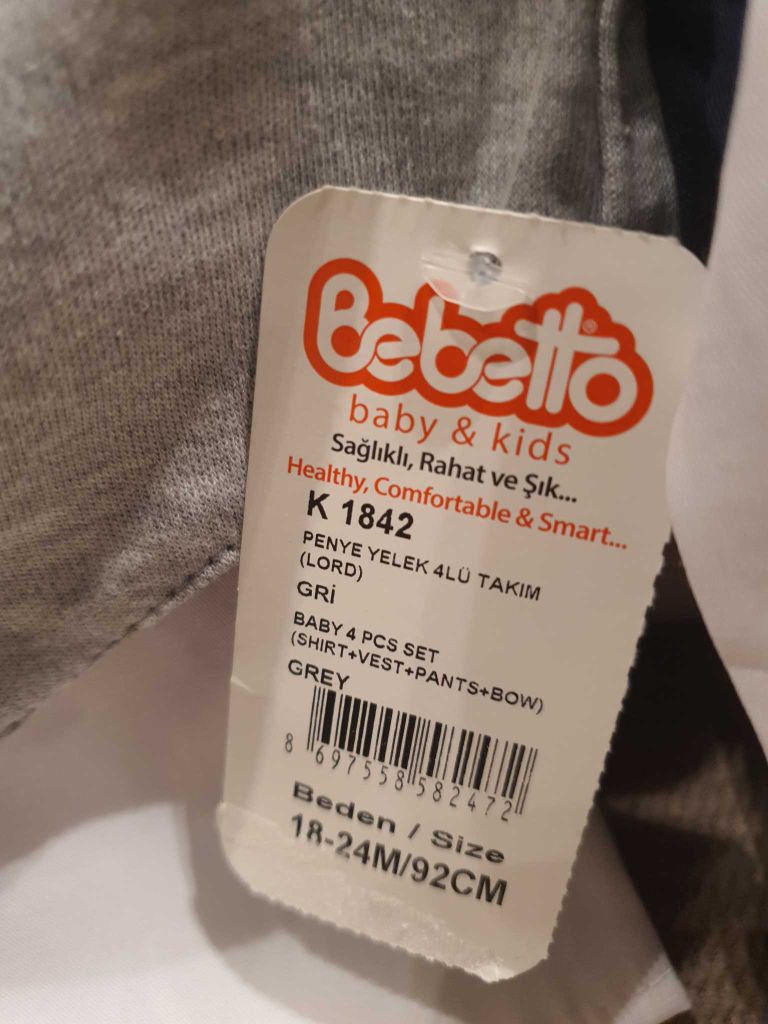 Bebek Yelekli Gömlek ve Pantolon Seti — görsel 4/6