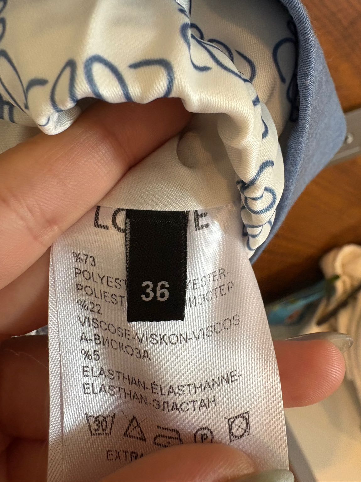 Loewe Mavi Yelek ve Pantolon İkili Takım — görsel 2/4
