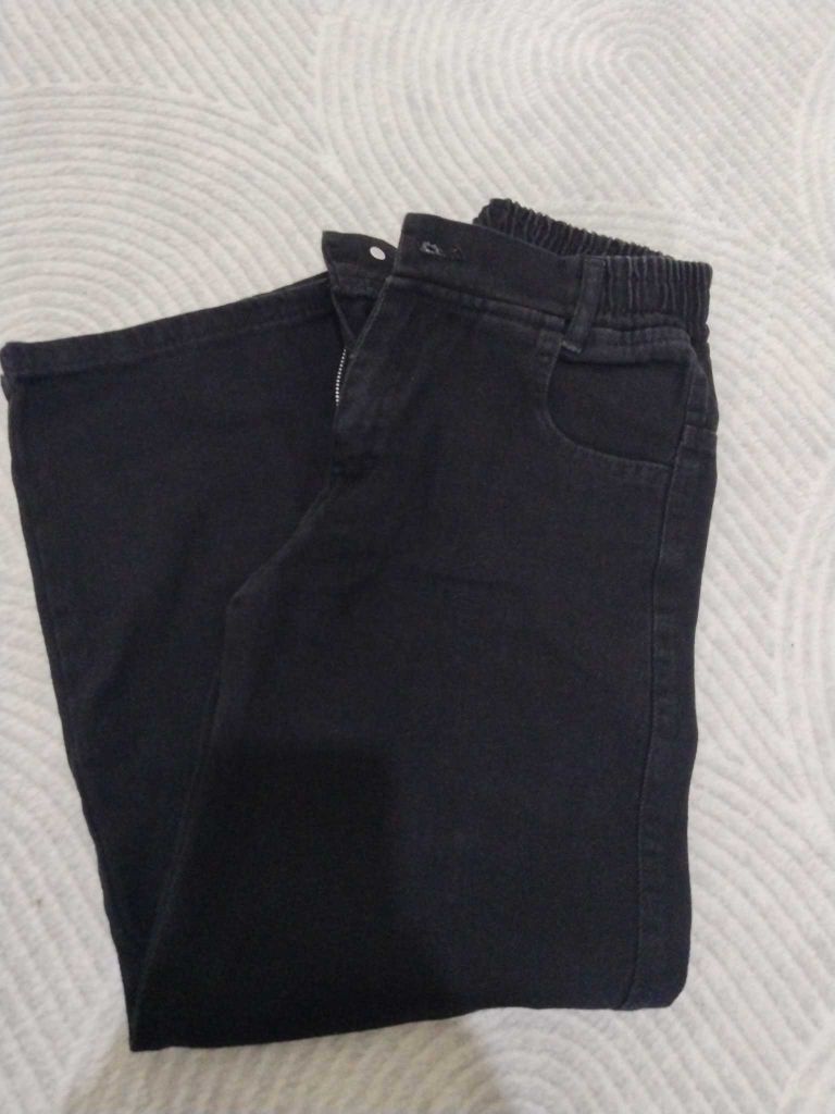 Yıldız Desenli Siyah Jean Pantolon — görsel 4/5