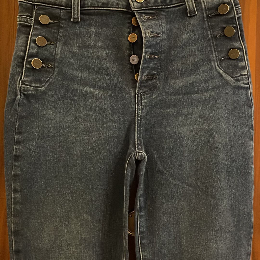 PAIGE Mavi Yüksek Bel Jean Pantolon — görsel 2/7