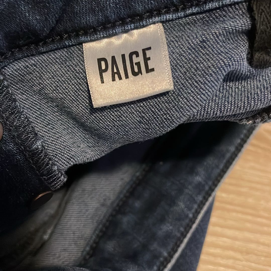 PAIGE Mavi Yüksek Bel Jean Pantolon — görsel 7/7