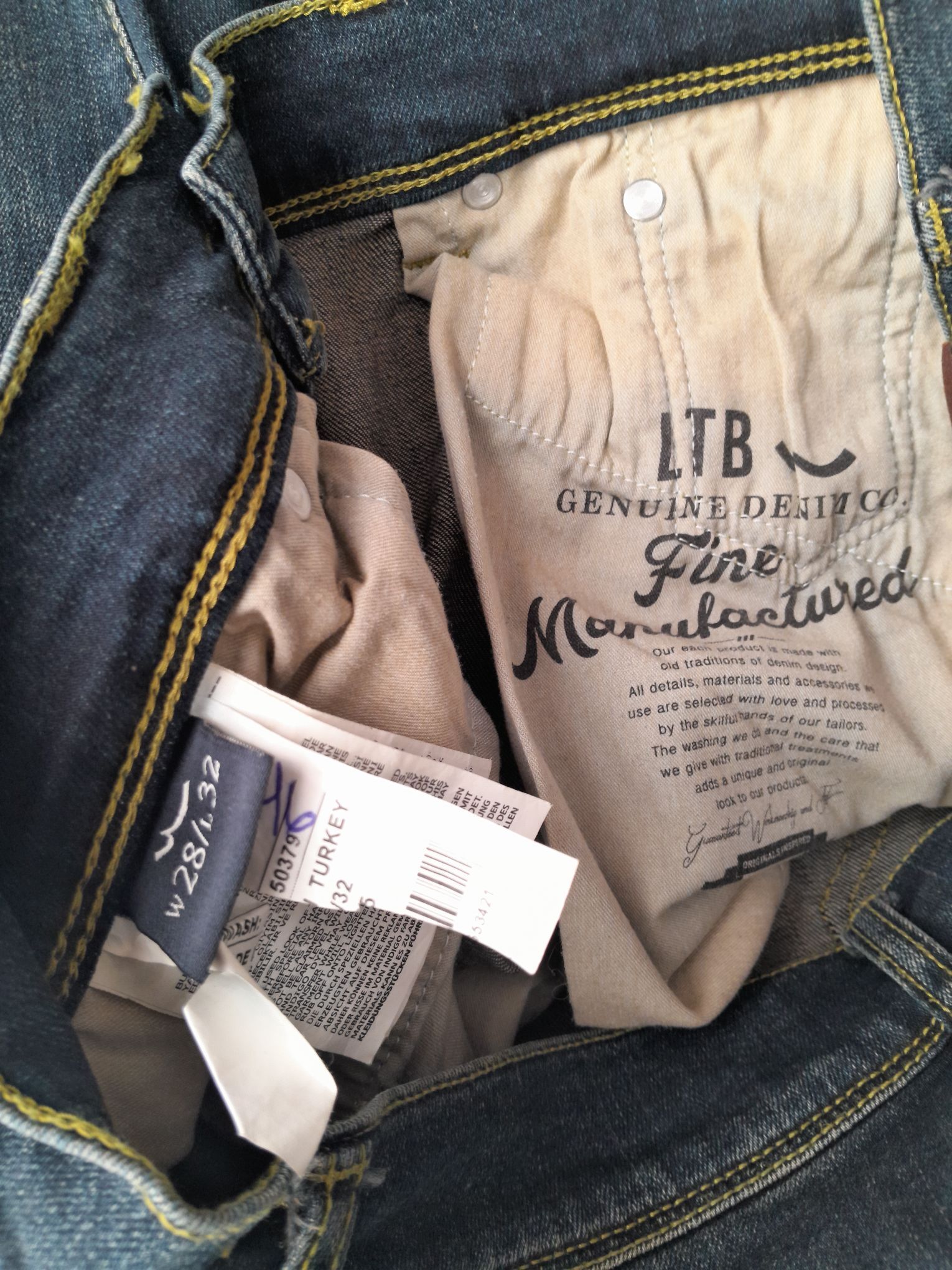 Erkek Ltb Louis Skinny Fit Likralı Jean — görsel 8/8
