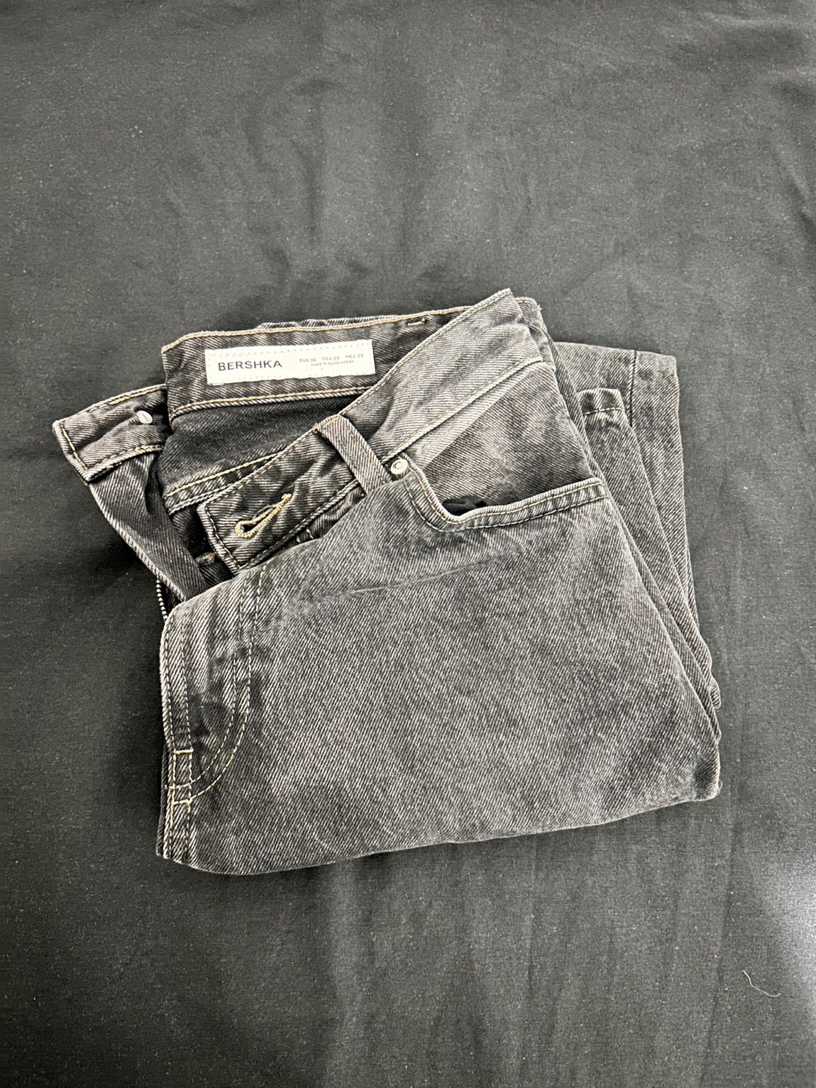 Bershka Siyah Erkek Jean Pantolon — görsel 3/3