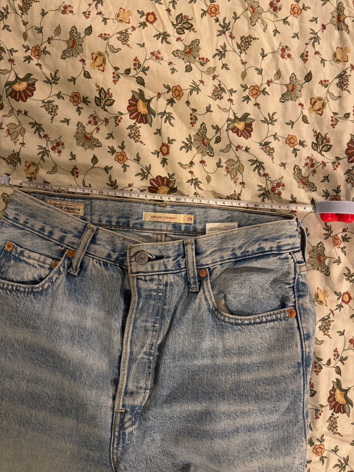Levi’s ribcage straight kot pantolon — görsel 2/8