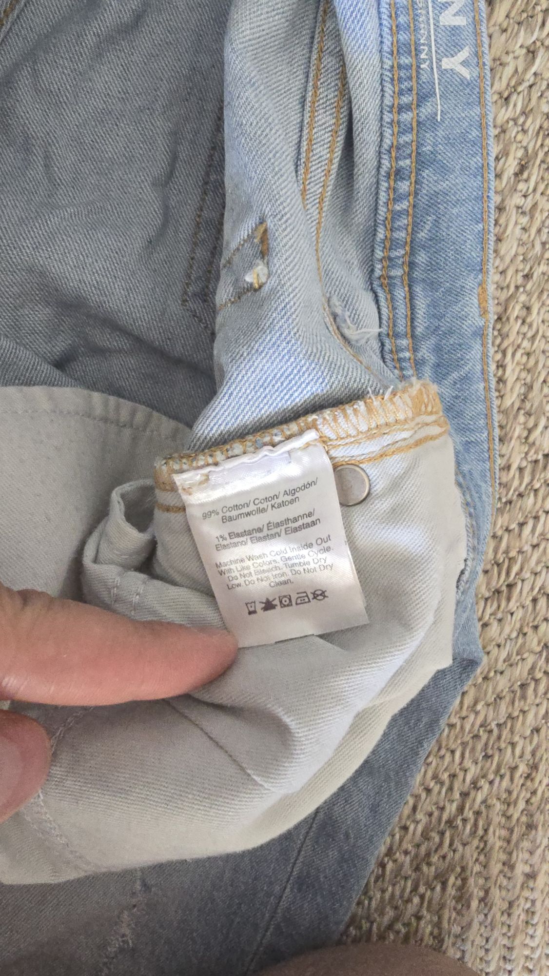 DKNY Skinny Jeans Mavi — görsel 5/8