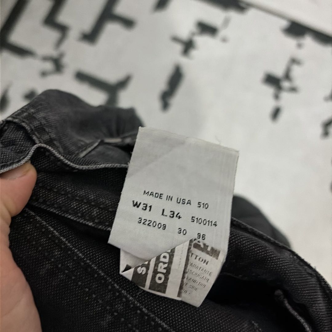 Siyah Jean Pantolon levi’s 506 — görsel 4/4