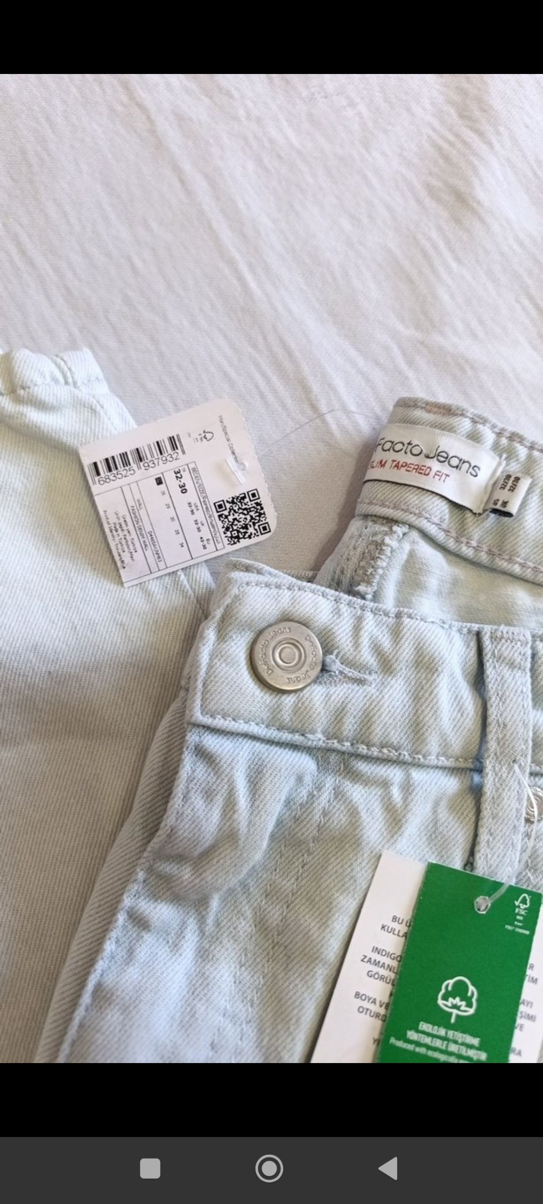 Erkek DeFacto Açık Mavi Jean Pantolon — görsel 5/7