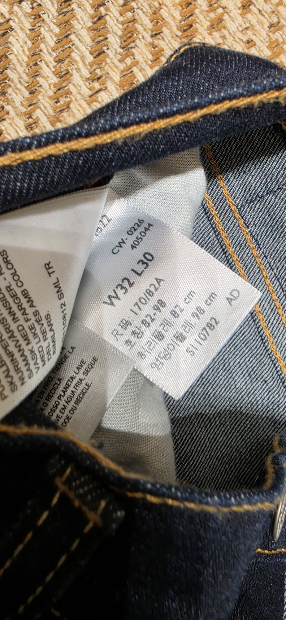 Levi's Koyu Mavi Kot Pantolon — görsel 3/8