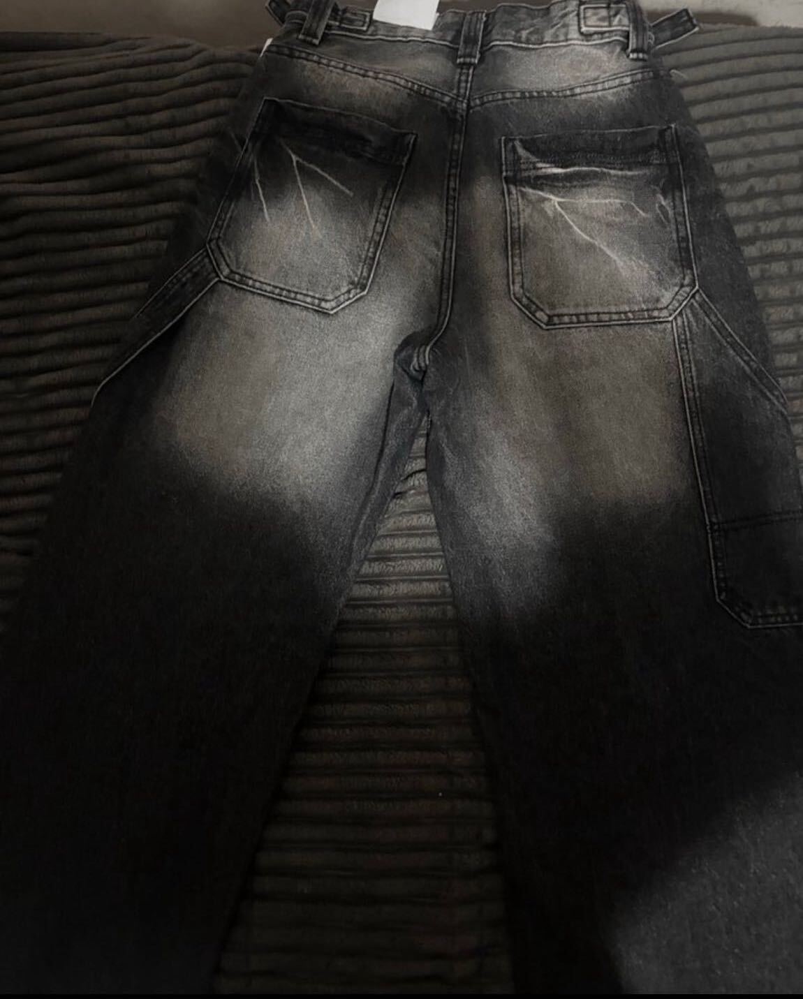 Bershka Siyah Jean Pantolon — görsel 3/4