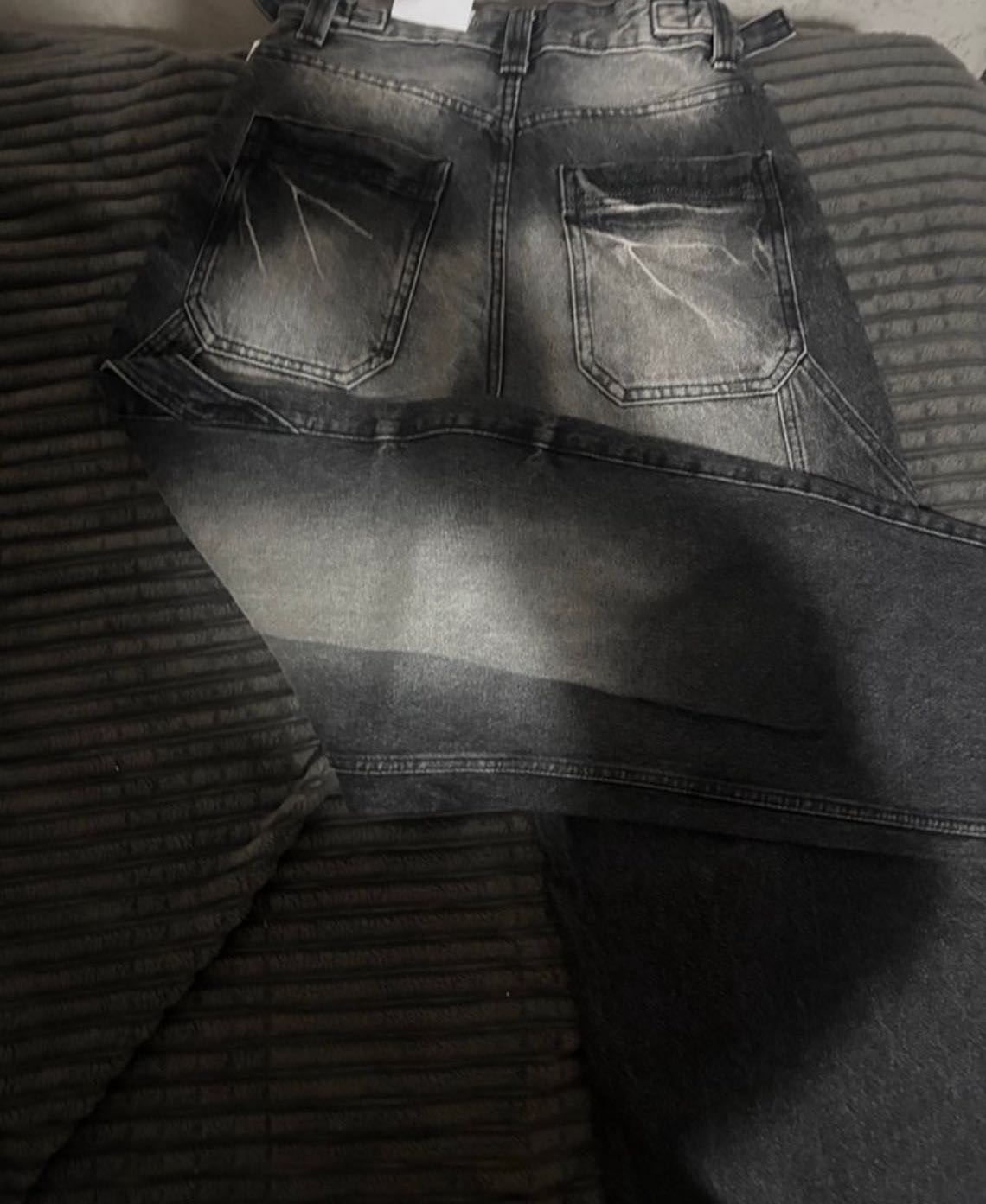 Bershka Siyah Jean Pantolon — görsel 4/4