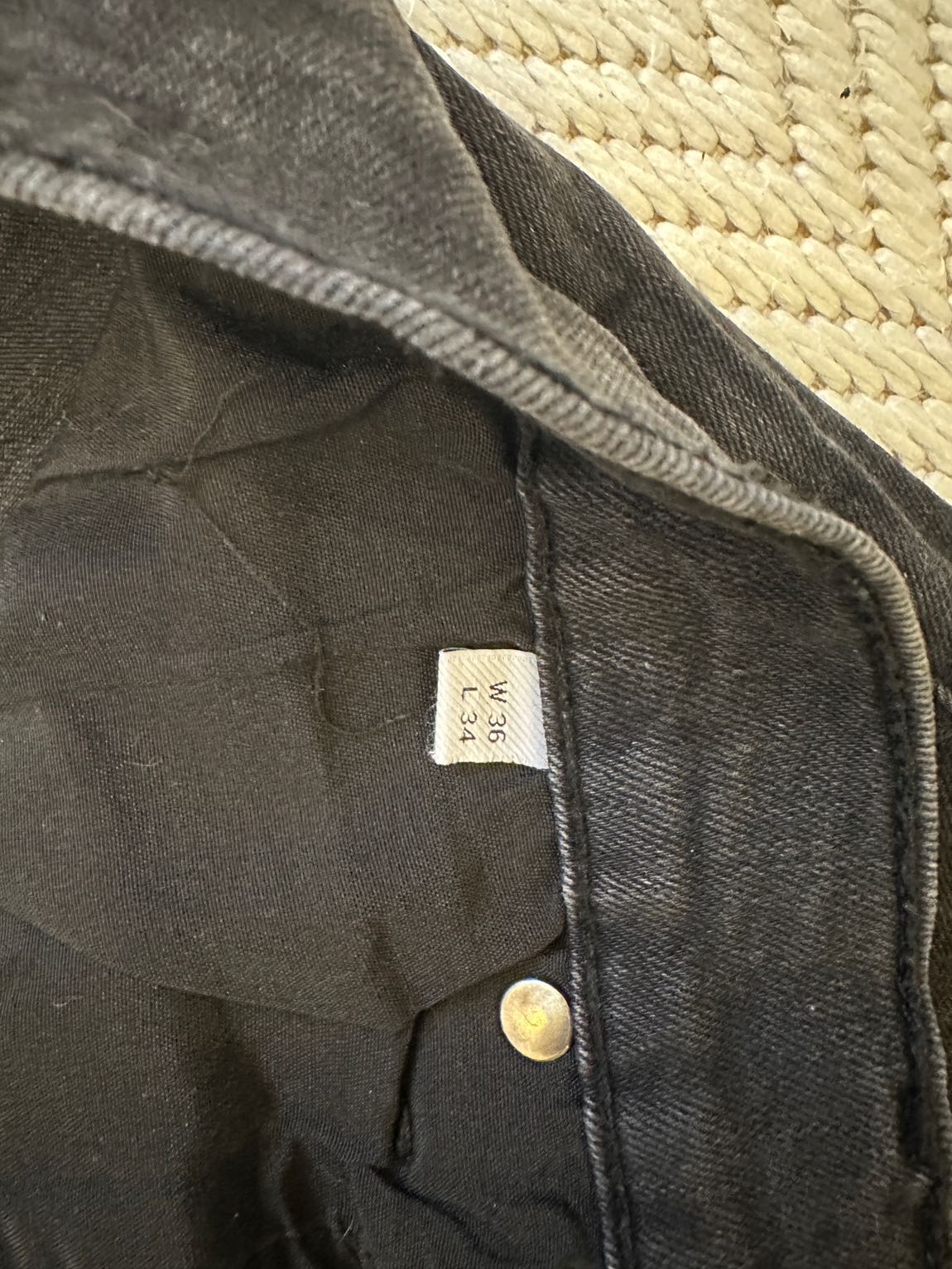 Emporio Armani Siyah Jean Pantolon — görsel 5/9