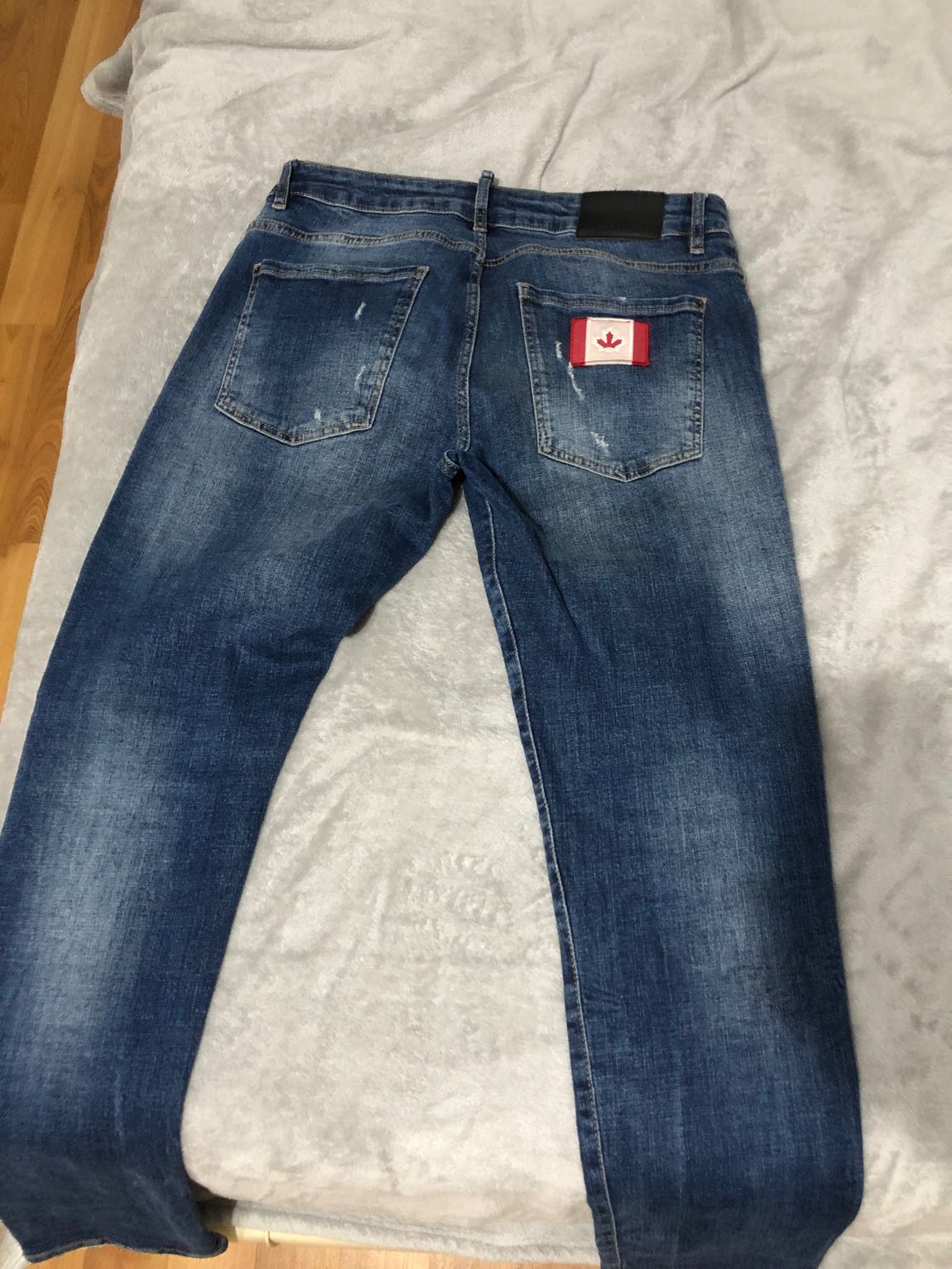 Dsquared2 Yırtık Mavi Jeans — görsel 3/4