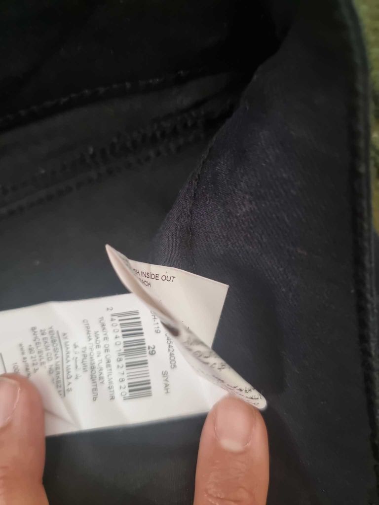 Network Siyah Desenli Jeans Pantolon — görsel 3/8