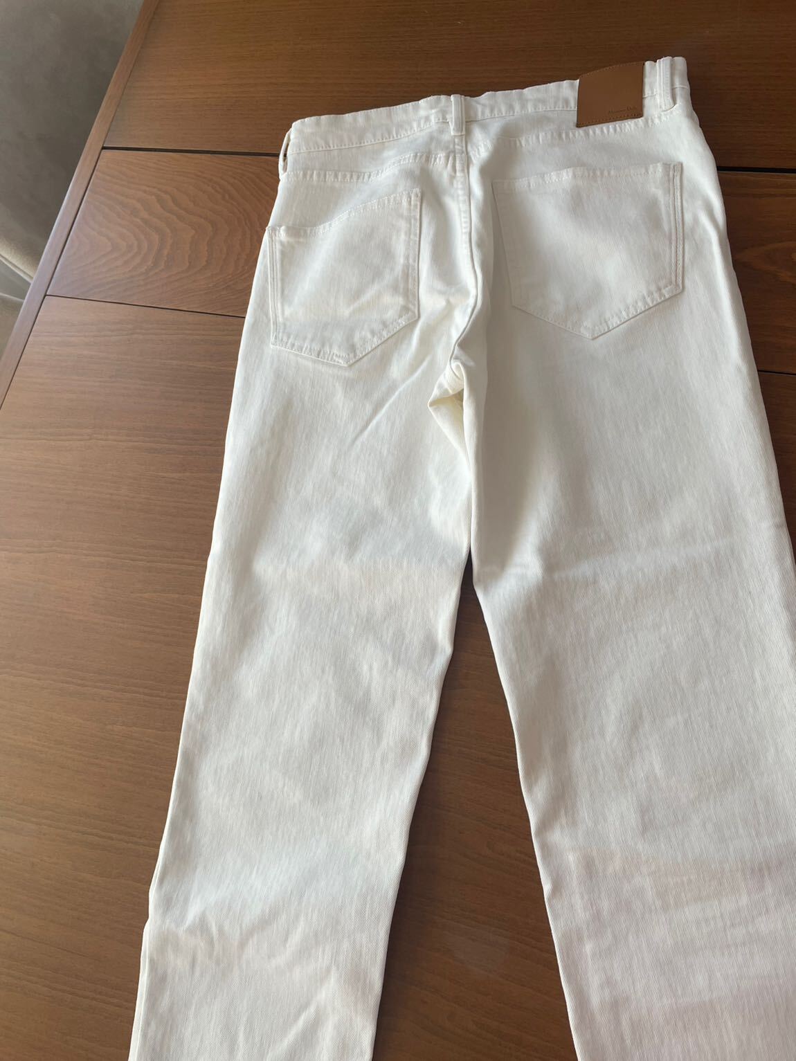 Massimo Dutti Beyaz Kot Pantolon — görsel 4/4