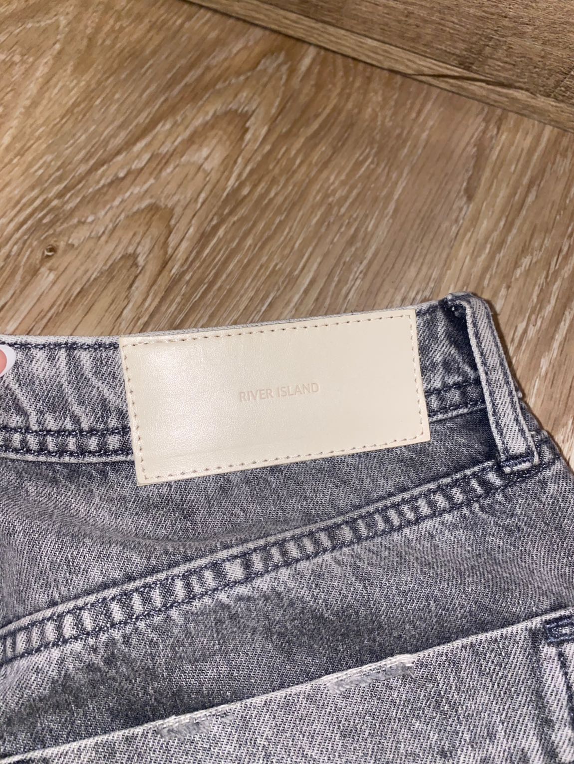 River Island gri Jean Pantolon — görsel 4/6