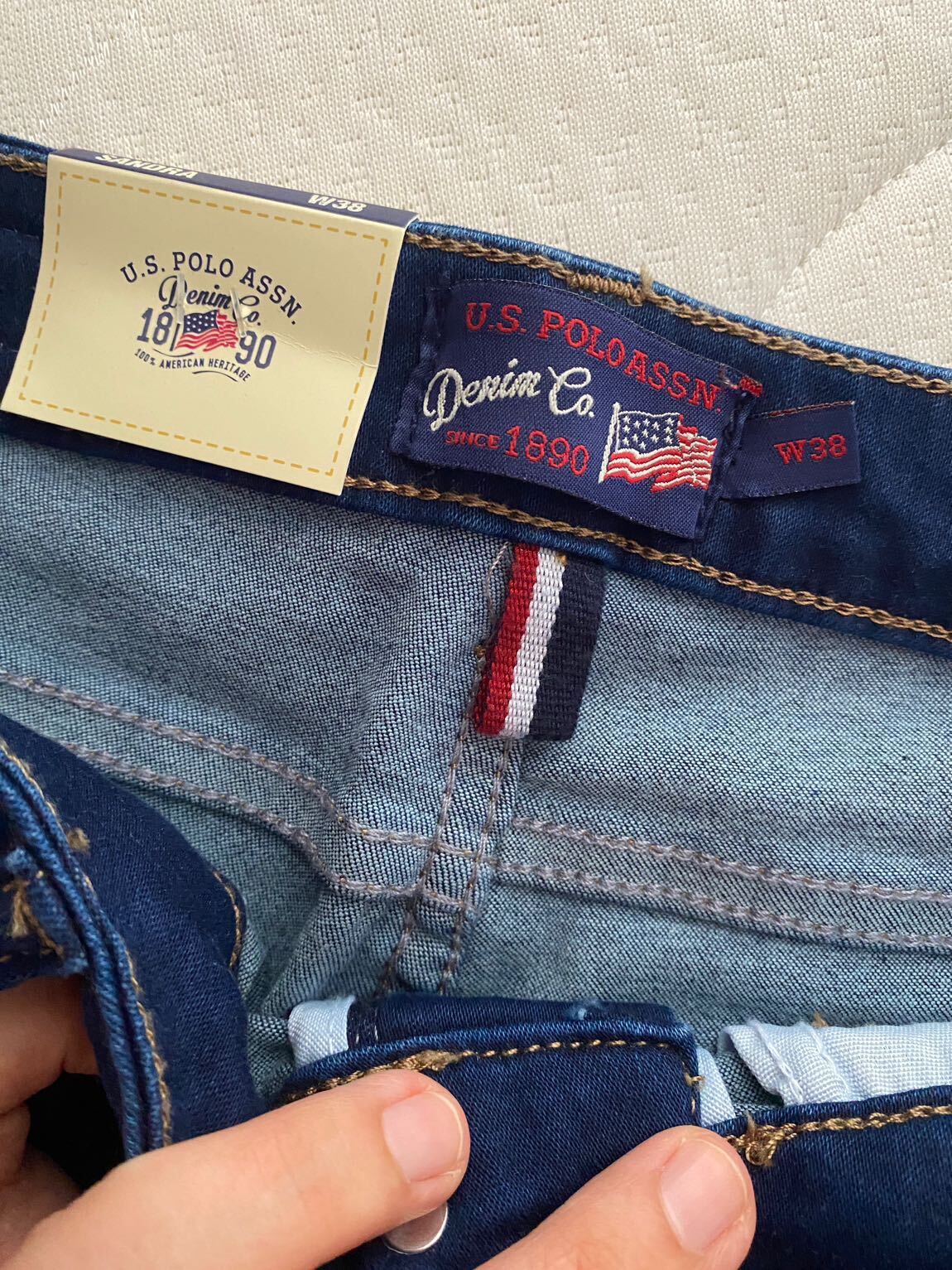 U.S. Polo Assn. Lacivert Kot Pantolon — görsel 4/5