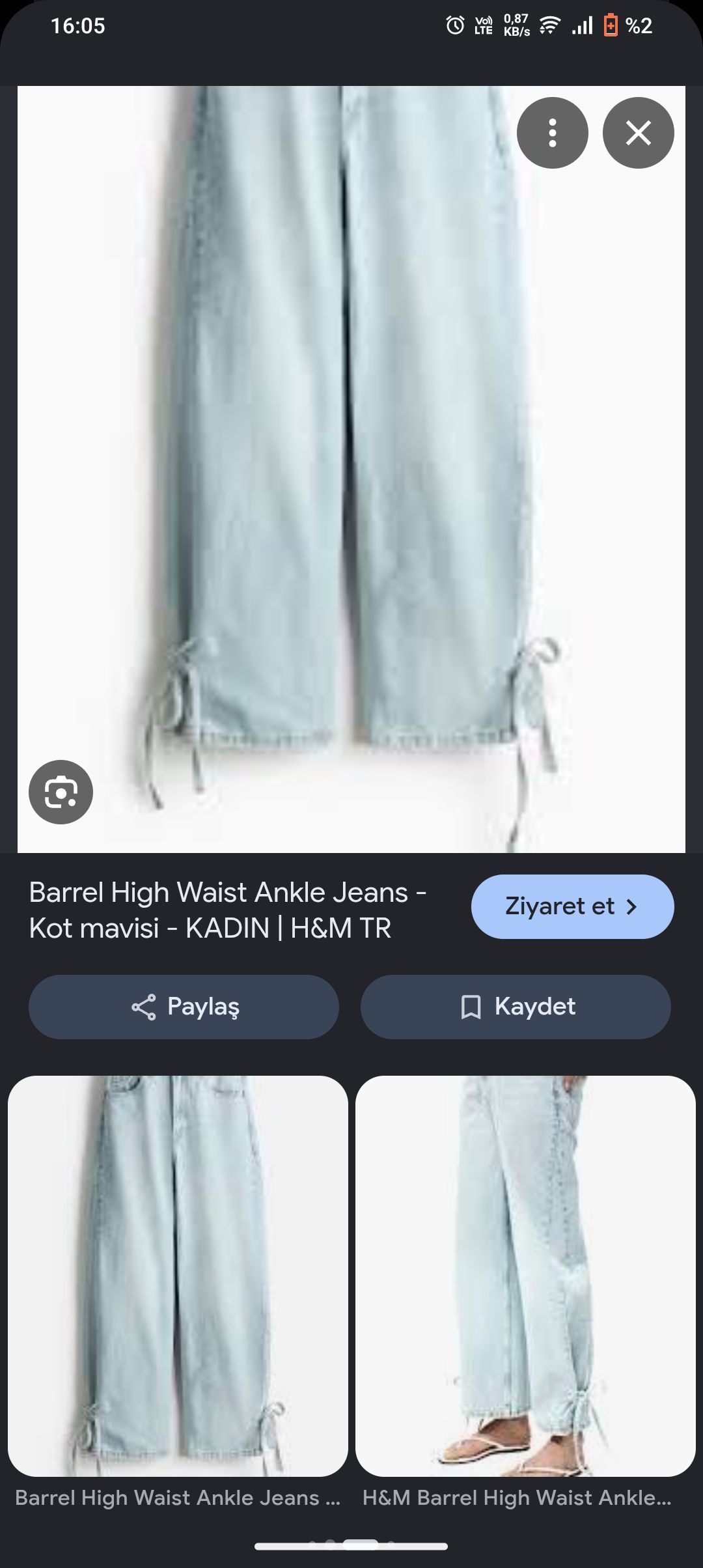 Açık Mavi Jean Pantolon — görsel 7/10