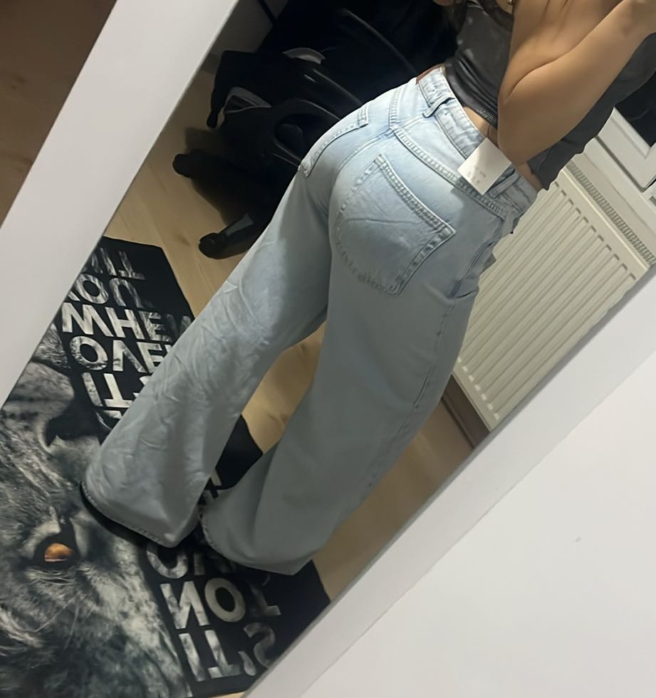 ZARA buz mavisi pantolon — görsel 2/6