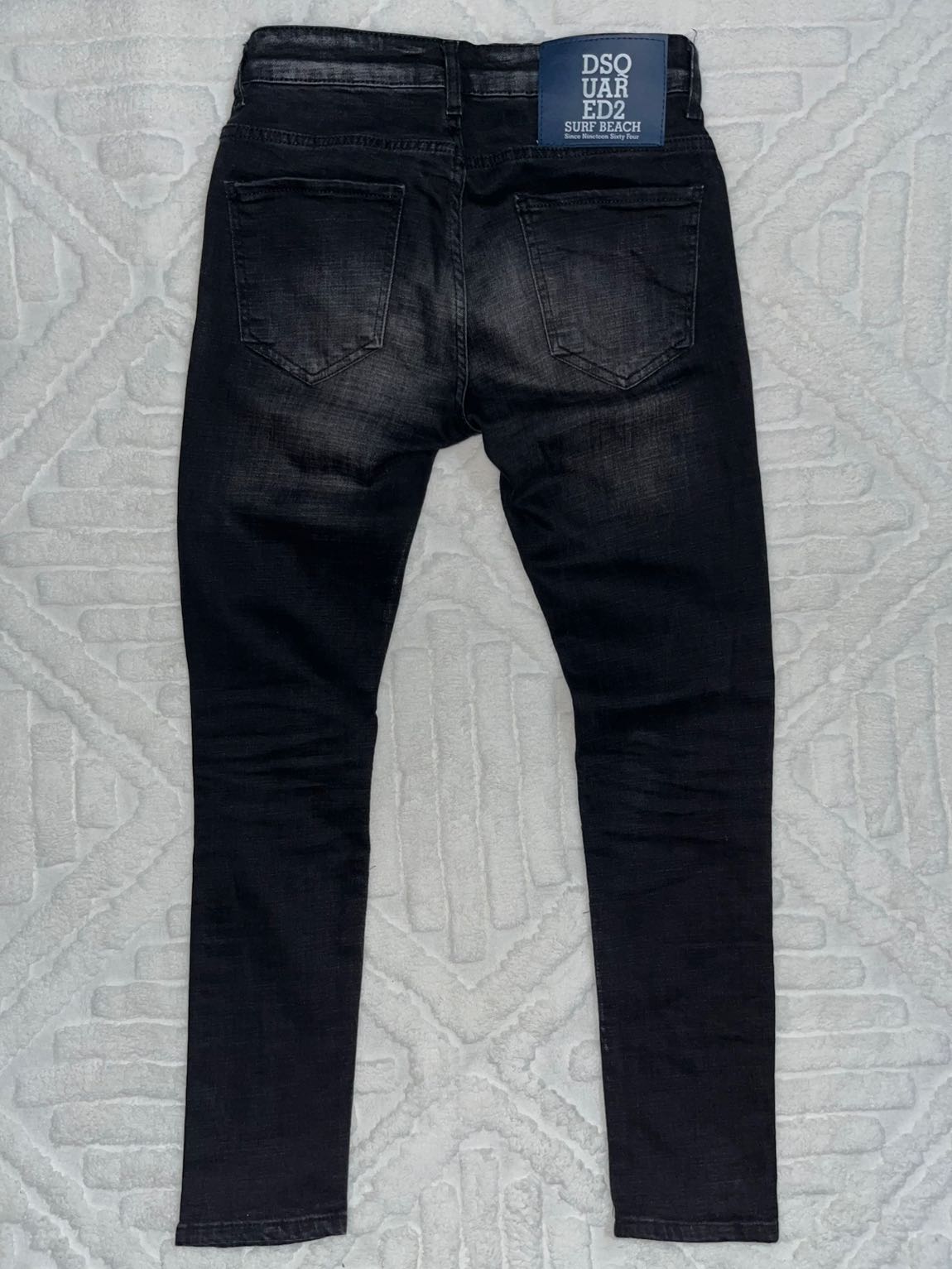 DSQUARED2 Siyah Kot Pantolon — görsel 2/3