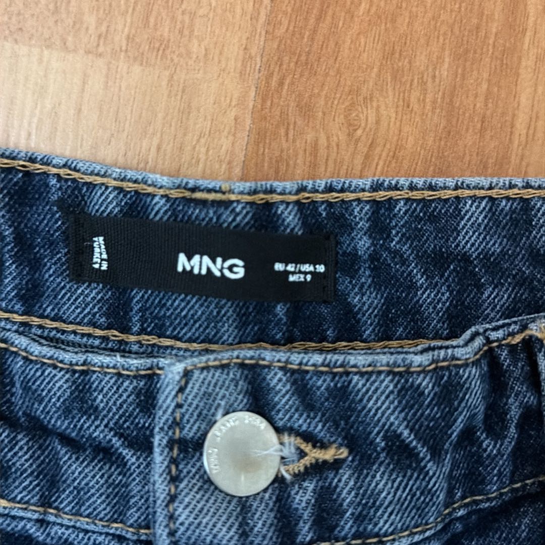 Mango jeans Fermuarlı Geniş Paça Jean — görsel 4/15