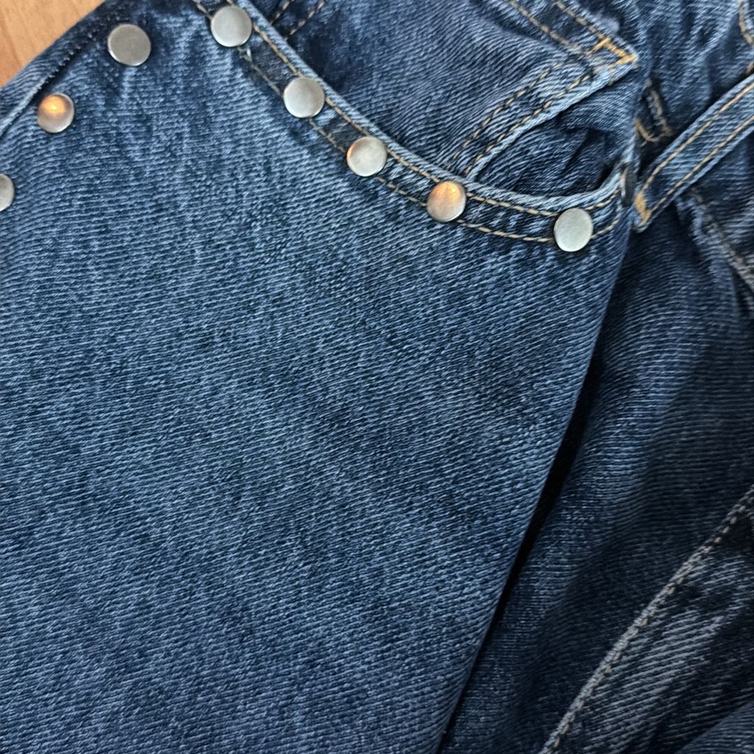 Mango jeans Fermuarlı Geniş Paça Jean — görsel 13/15