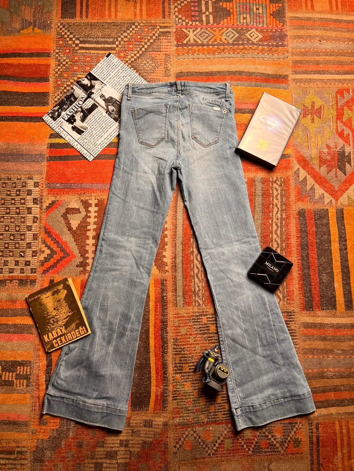 River Island 2000's İspanyol Paça Jean — görsel 5/5