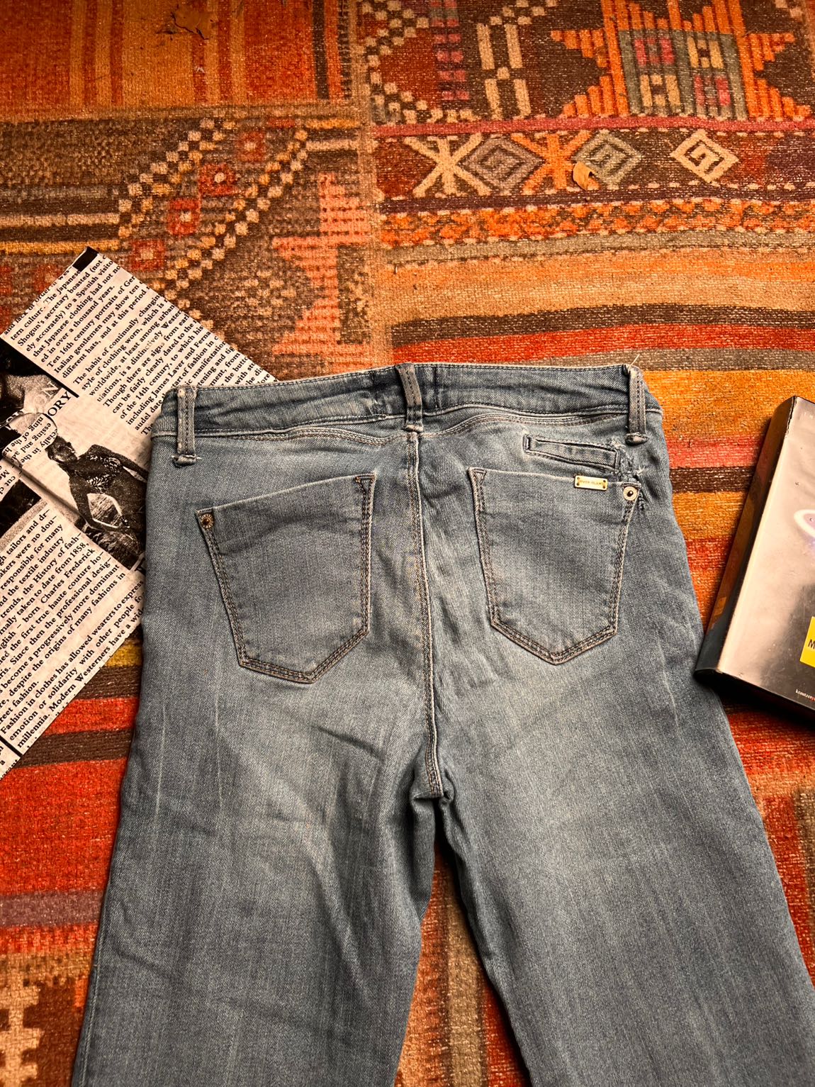 River Island 2000's İspanyol Paça Jean — görsel 4/5
