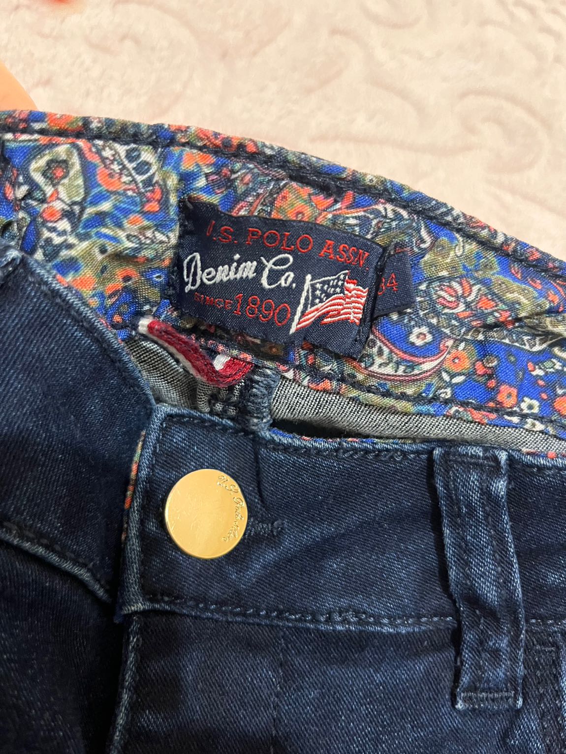 US Polo Assn Lacivert Jean Pantolon — görsel 4/6