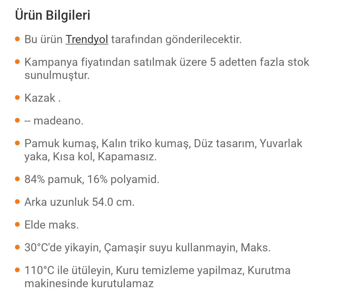 Mango Krem Kazak — görsel 2/2