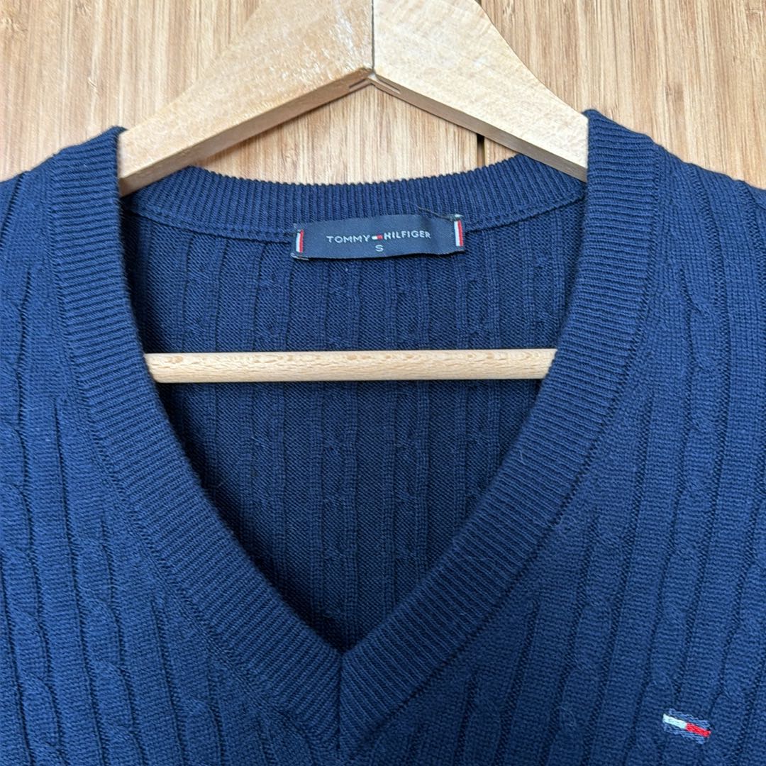 Tommy Hilfiger Lacivert Kazak — görsel 2/5
