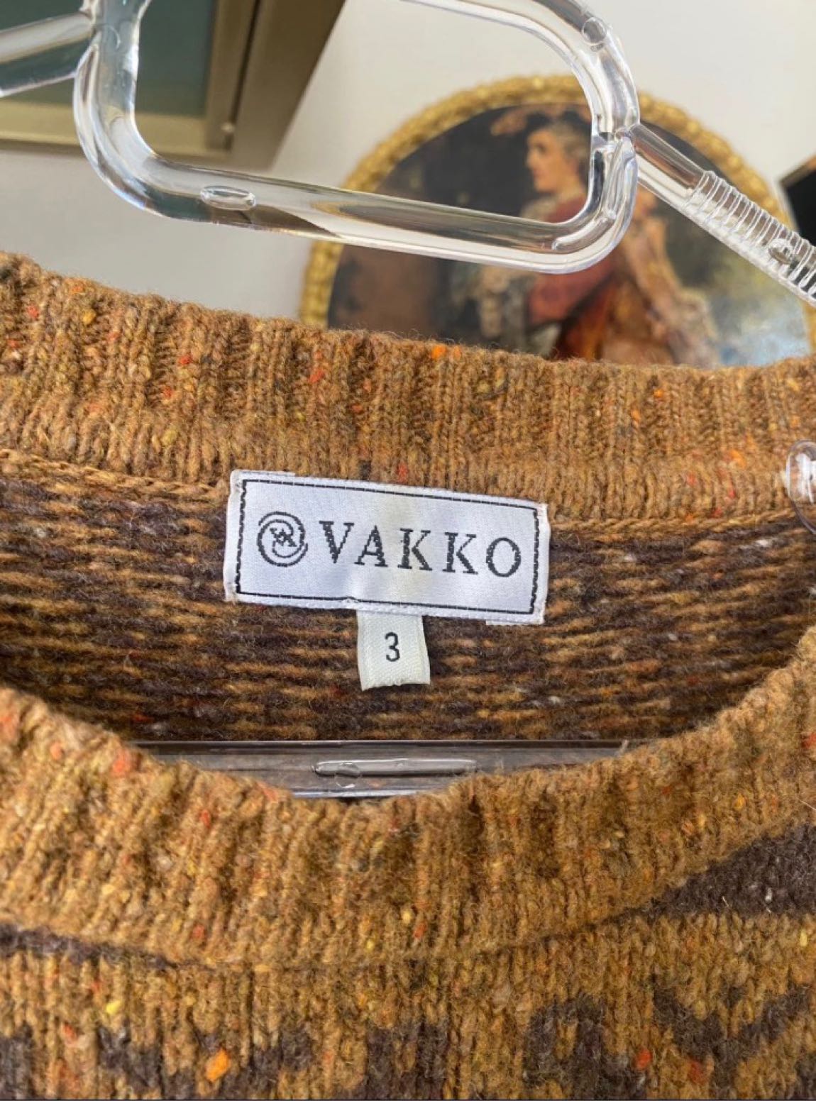 Vakko vintage yün kazak — görsel 3/4