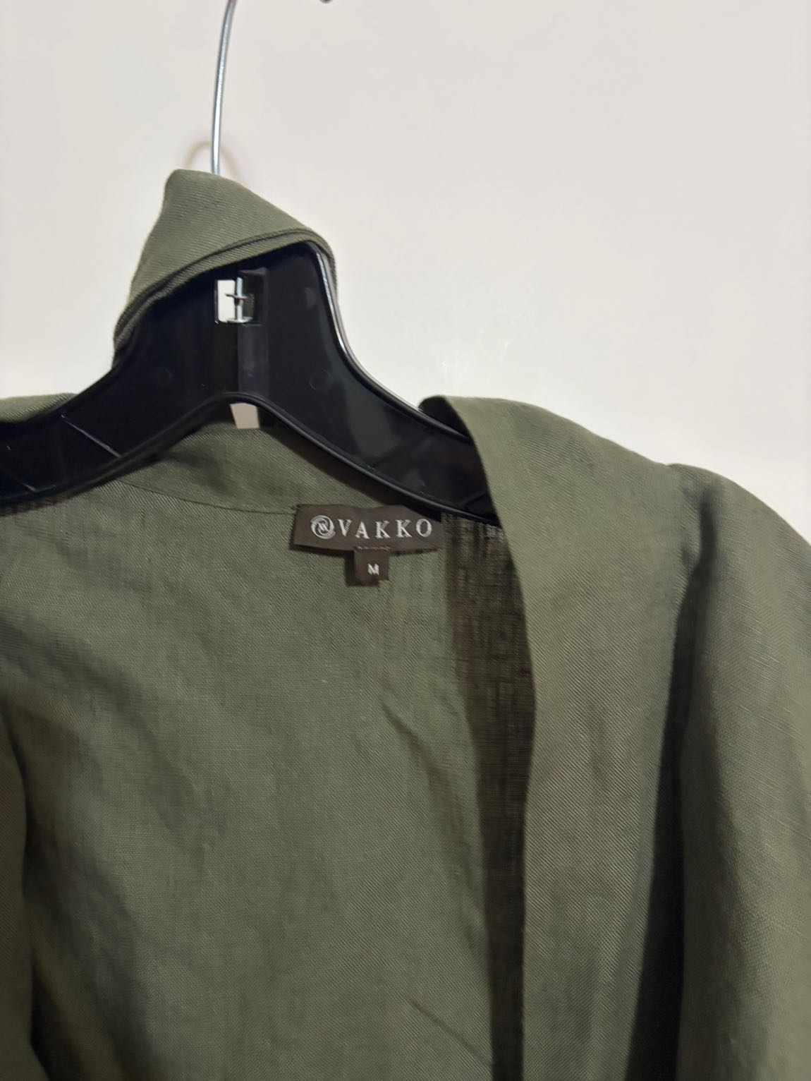 Vakko Haki Kimono Hırka — görsel 2/4