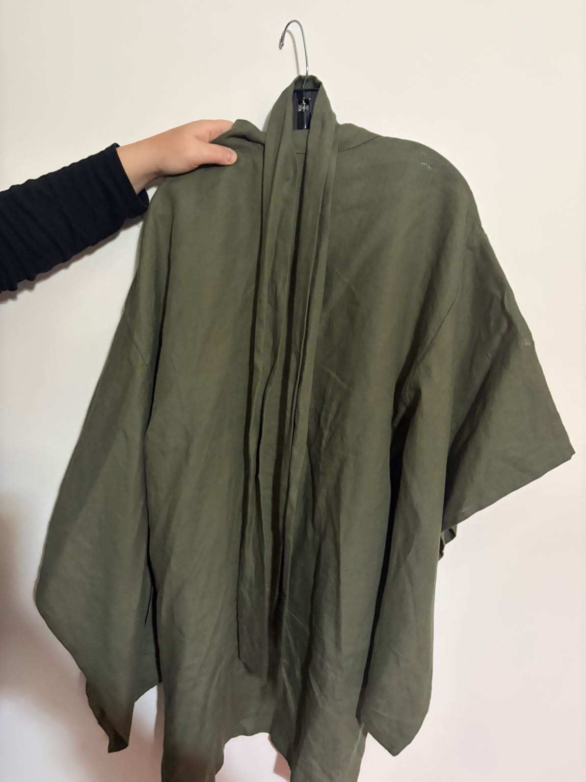 Vakko Haki Kimono Hırka — görsel 4/4