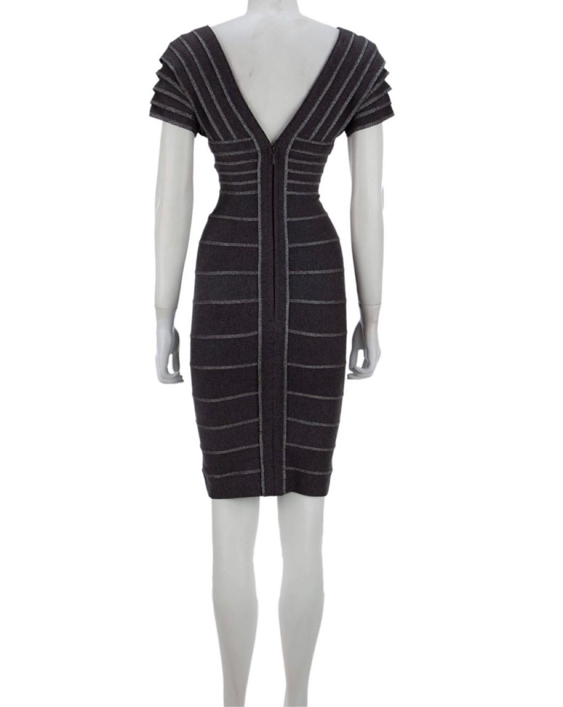 HERVE LEGER RUNWAY KNIT ELBiSE — görsel 11/12