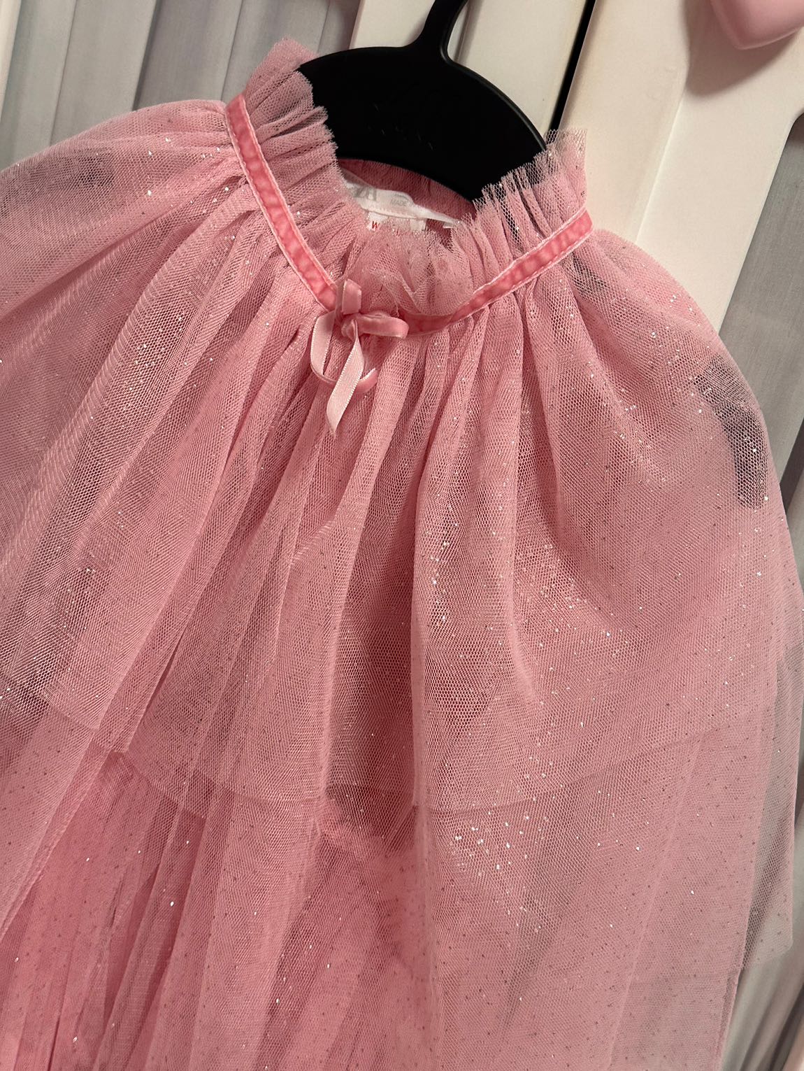 Zara Pembe Katmanlı Tütü Elbise — görsel 7/9