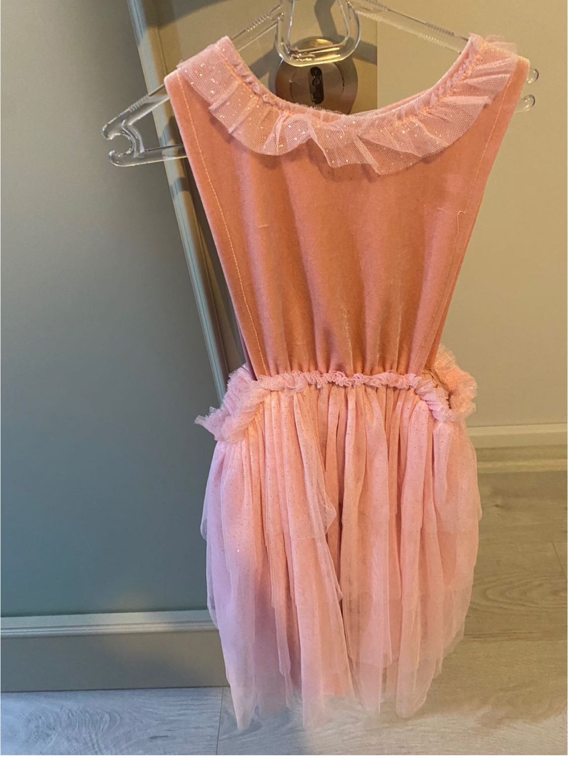 Zara Pembe Katmanlı Tütü Elbise — görsel 5/9