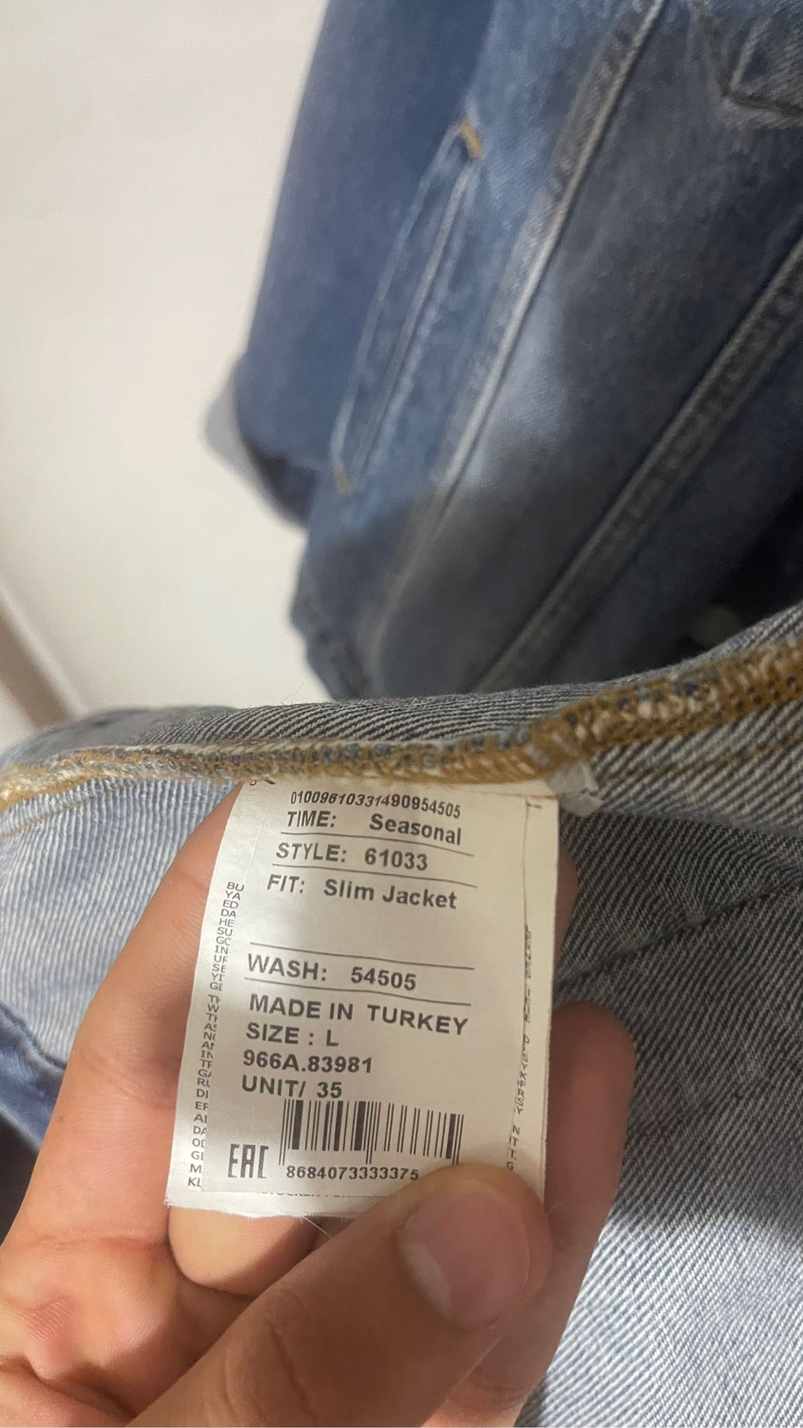 LTB erkek kot ceket — görsel 3/5
