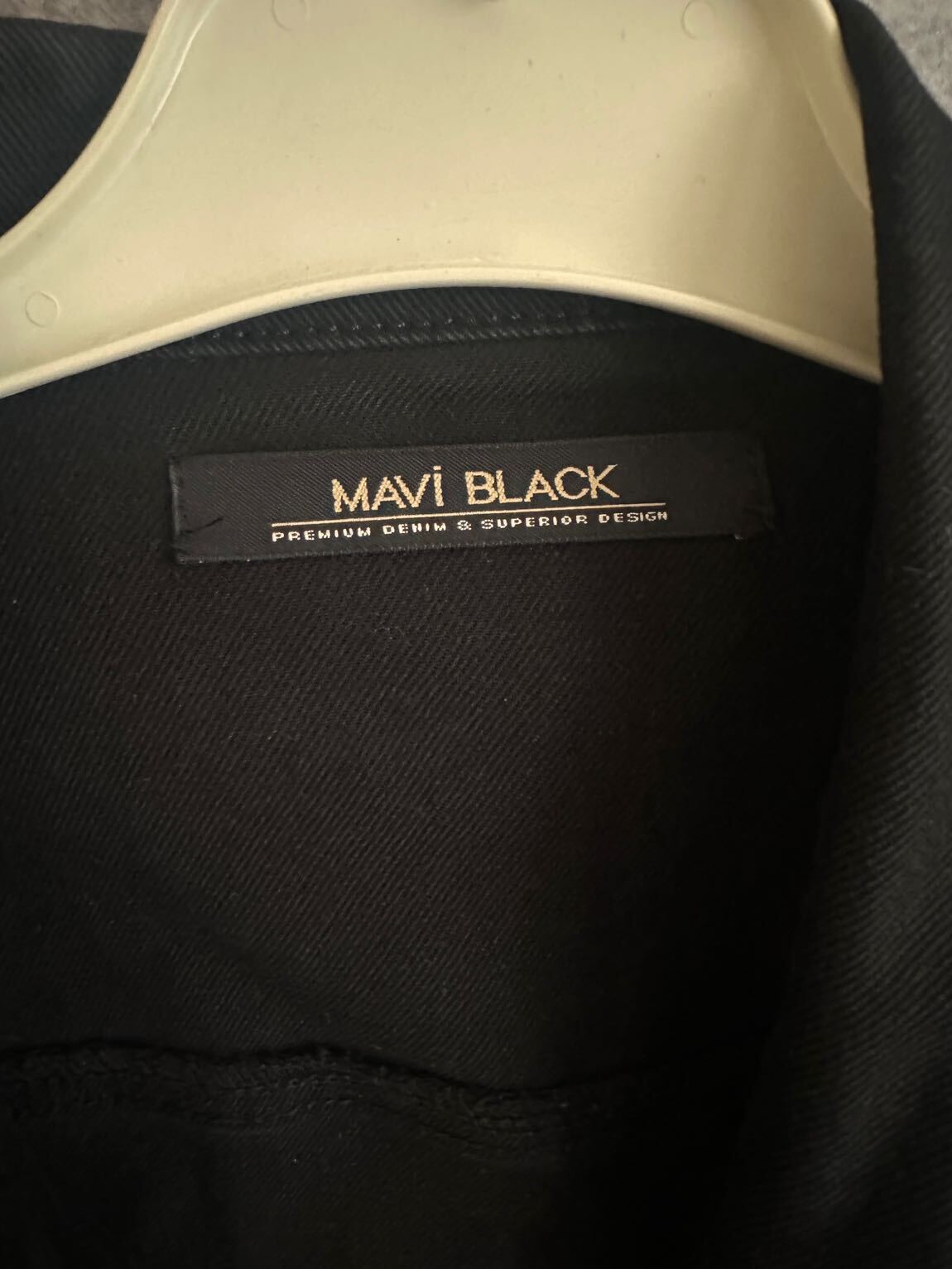 Mavi Siyah Kot Ceket — görsel 3/3