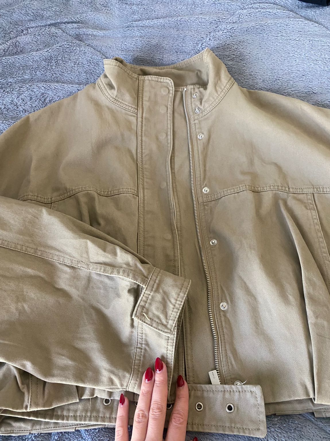 mango Bej Bomber Ceket — görsel 4/5