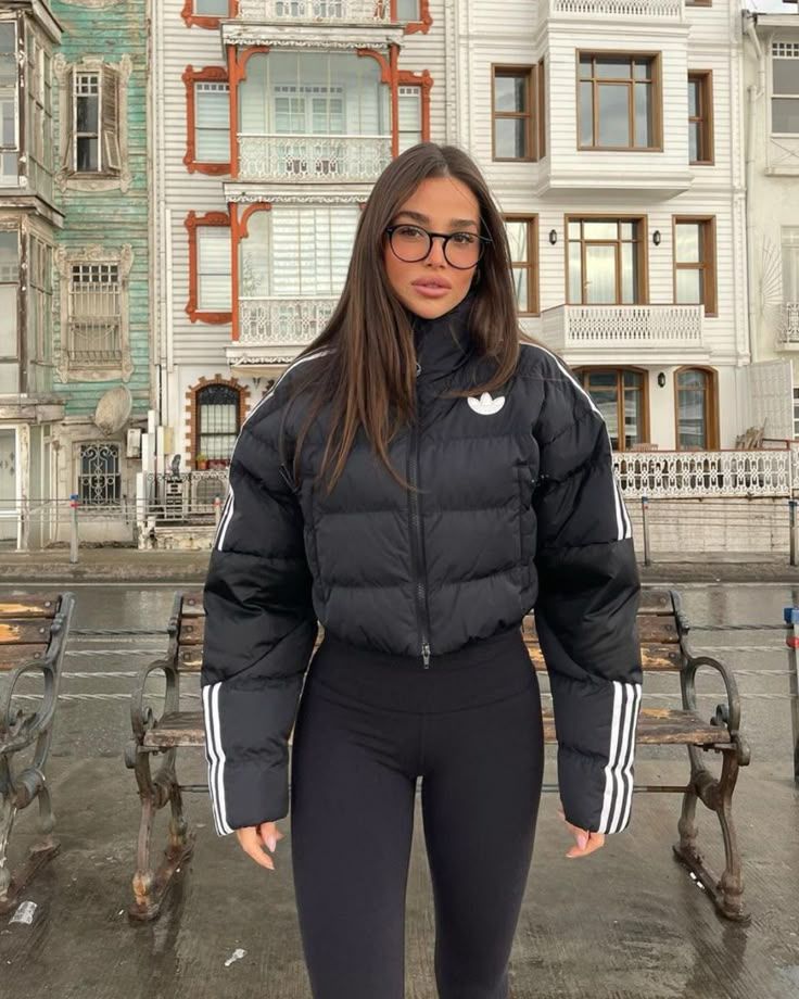 Adidas Siyah Kadın Mont — görsel 9/20