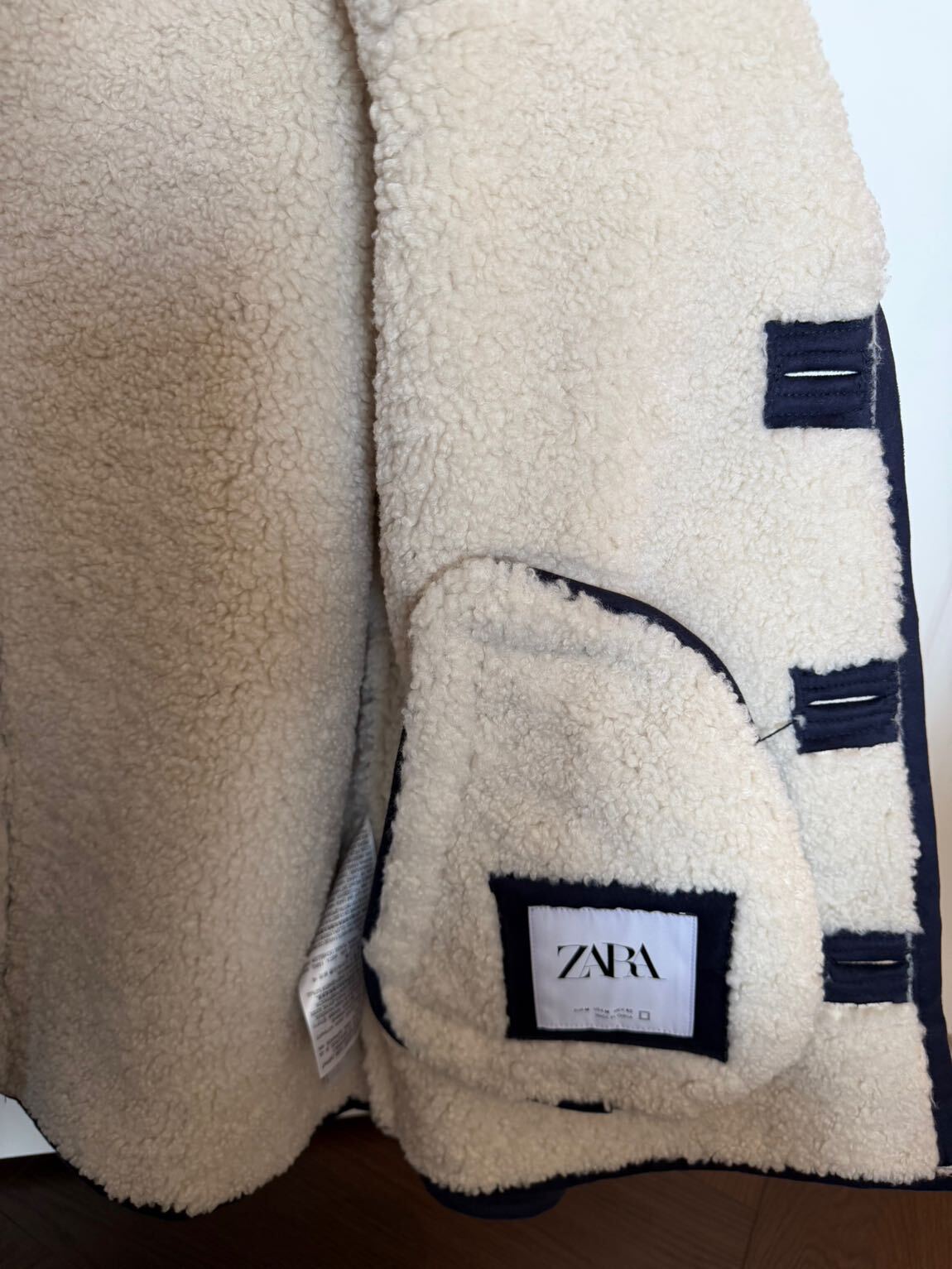 Zara Lacivert Süet  Mont Sıfır — görsel 3/3