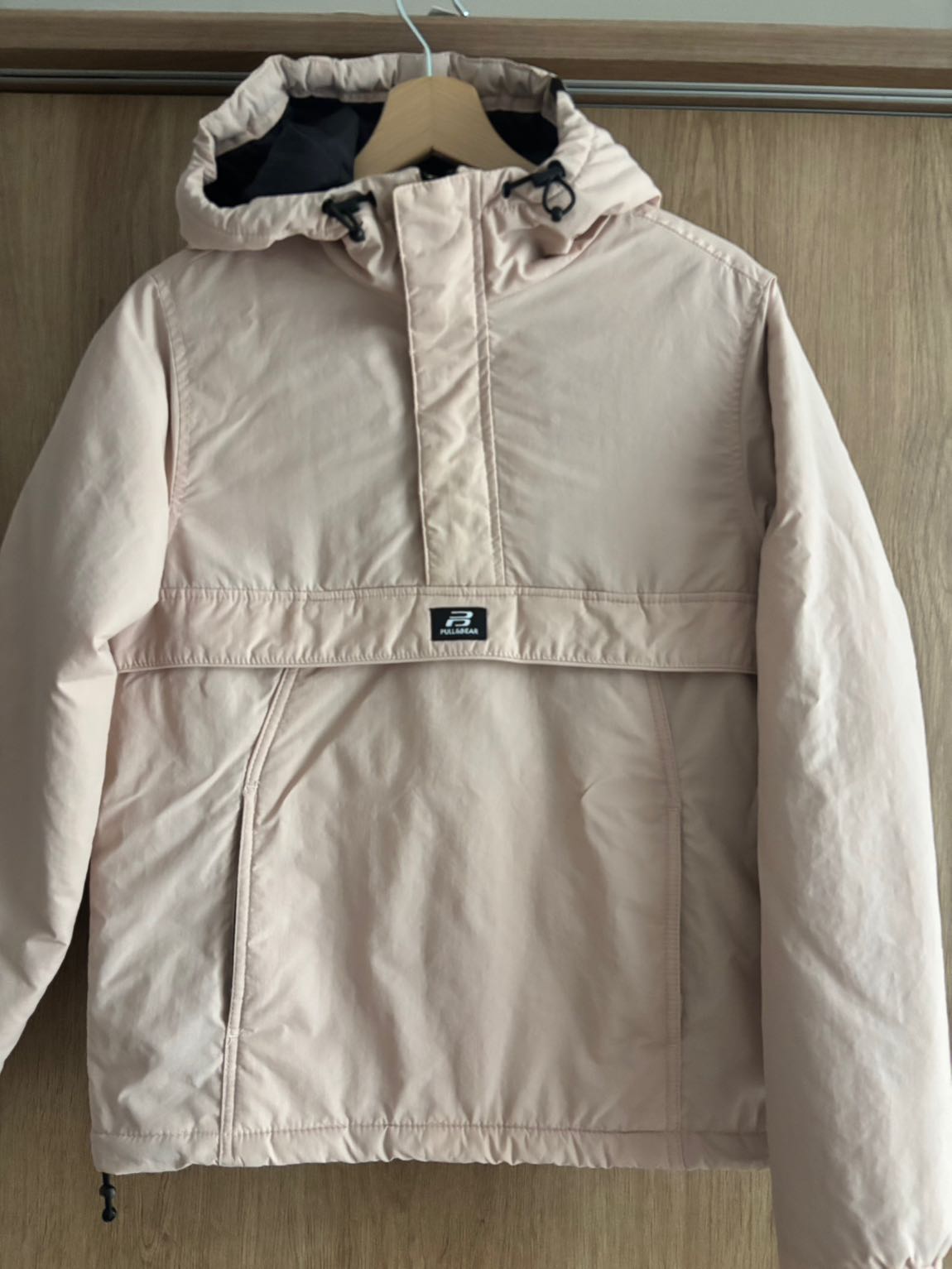 Pudra Kapüşonlu Mont — görsel 4/8