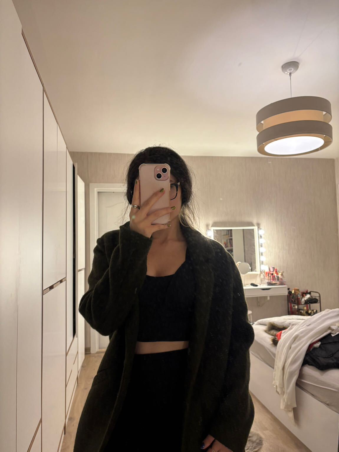 Haki Oversize Palto — görsel 3/4